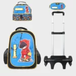 Sac à dos scolaire 17" 3 pièces GB5594TB – Trousse + Sac repas – Chariot vendu séparément