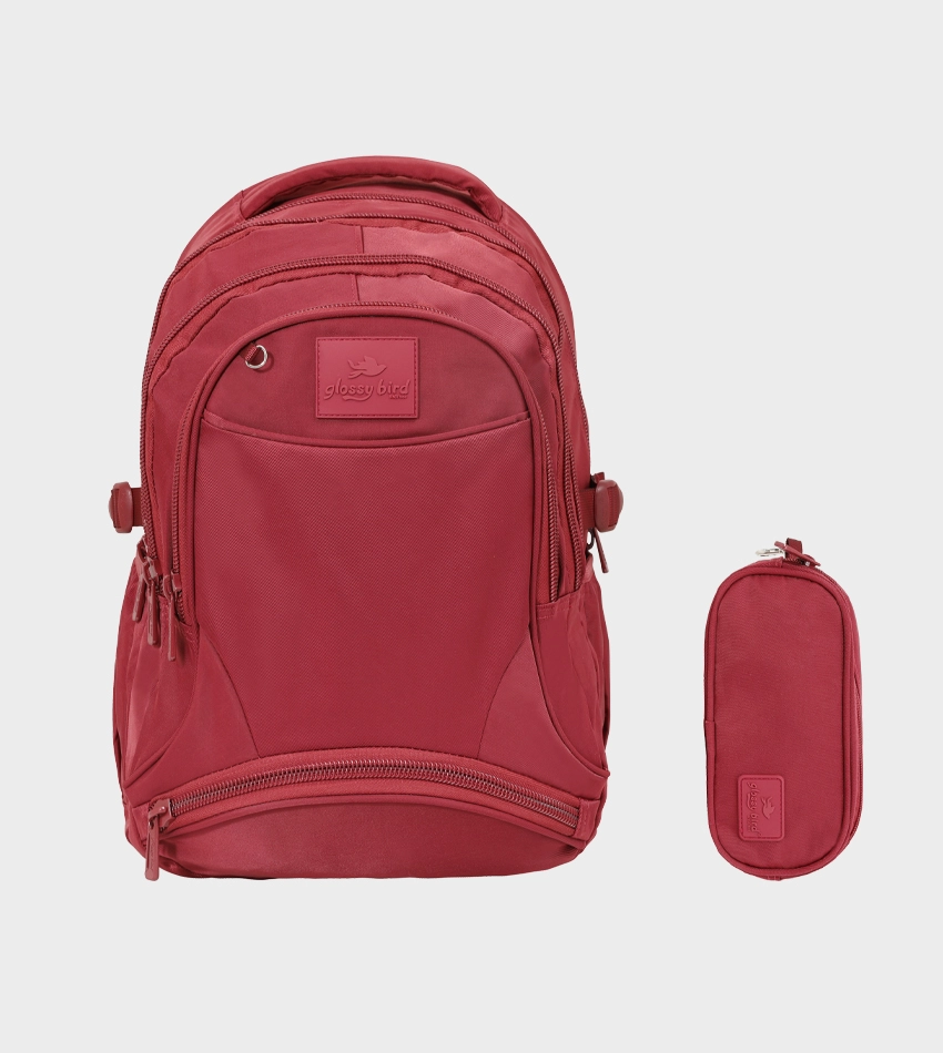 GB5635-4_0 Sac à Dos Scolaire 18'' + Trousse GB5635-4 – Grande Capacité et Design Confortable – Image 1