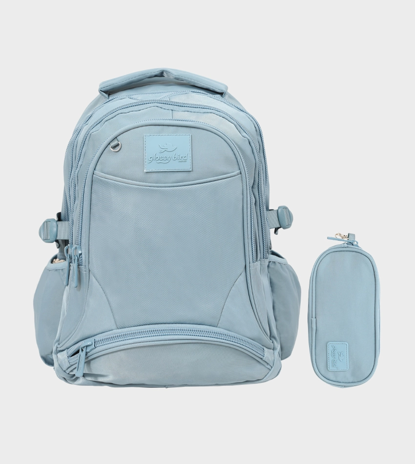 GB5635-8_0 Sac à Dos Scolaire 18'' + Trousse GB5635-8 – Grande Capacité et Design Confortable – Image 1