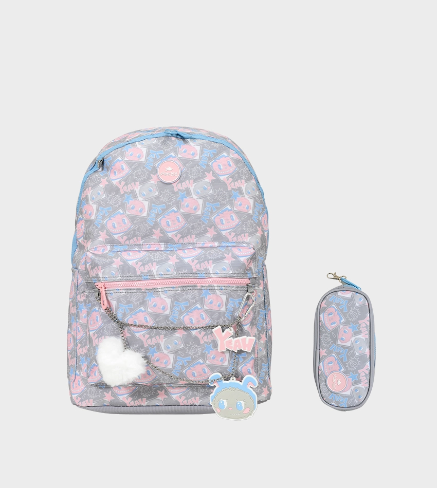 GB5640-2_0 Sac à Dos Scolaire 19'' + Trousse GB5640-2 – Grande Capacité et Design Confortable – Image 1