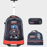 Cartable à Roulettes & Trousse 18" -  GB5654T-2