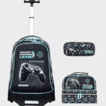 Cartable à Roulettes & Trousse 18" - GB5654T-3