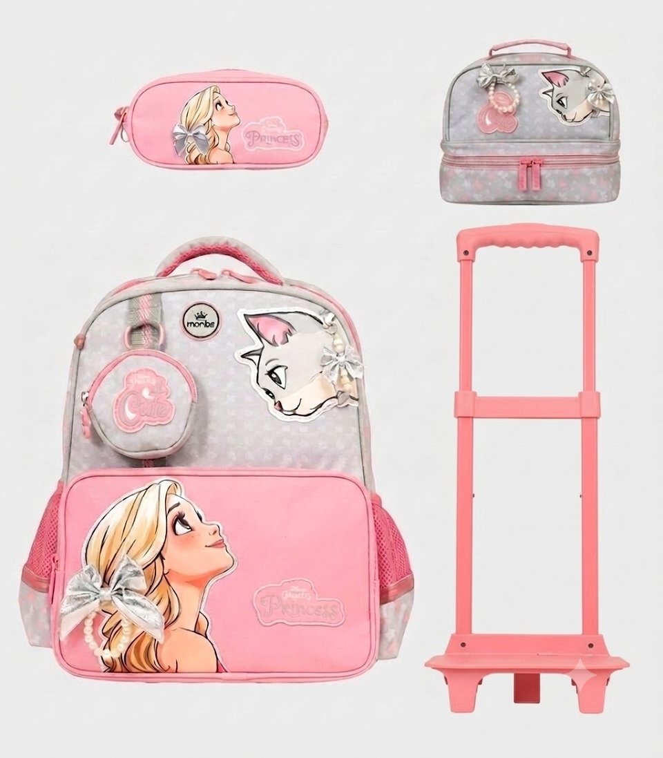 GB5694T_ Ensemble Sac à dos Trolley 16" , Sac isotherme, Trousse- GB5694T – Image 1