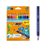 Pochette de 12 Crayons Couleurs BIC Evolution kids