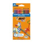 Crayons De Couleur Bic Evolution Stripes – Set de 12