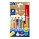 STAEDTLER Crayons de couleur Noris Jumbo , set de 12