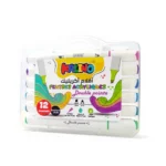 KALINO Feutres Acryliques Double Pointe - 12 Couleurs