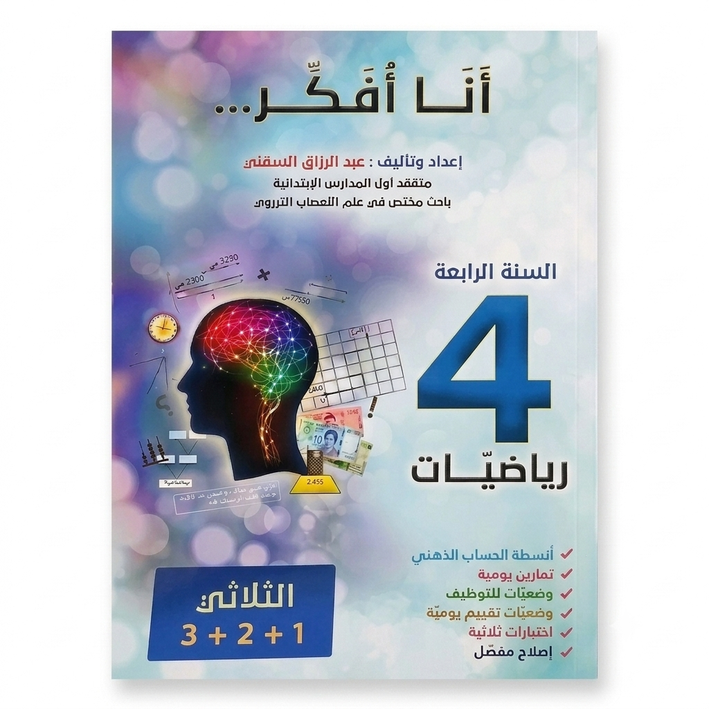 انا افكر - رياضيات - 4 اساسي - عبد الرزاق السقني (2) انا افكر - رياضيات - 4 اساسي - عبد الرزاق السقني – Image 1