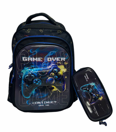 Sac à Dos Game Over 2 Pièces Noir