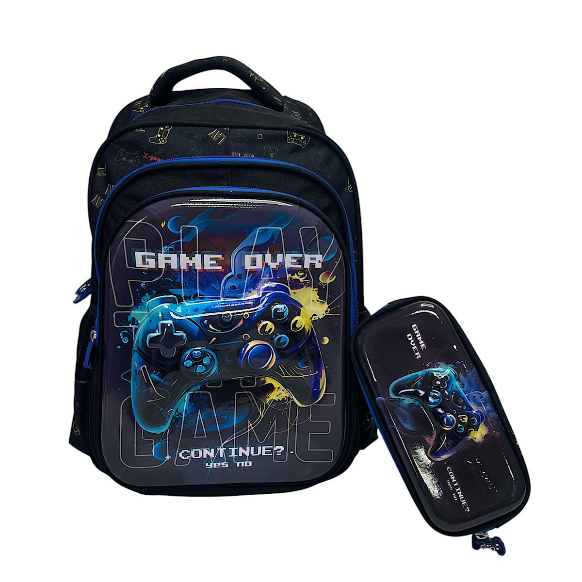 0037408_sac-a-dos-serie-de-deux-pieces-pour-garcon SAC A DOS GAME OVER 2 PIECES – Image 1