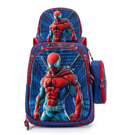 Sac à Dos Spiderman 16 3D Bleu
