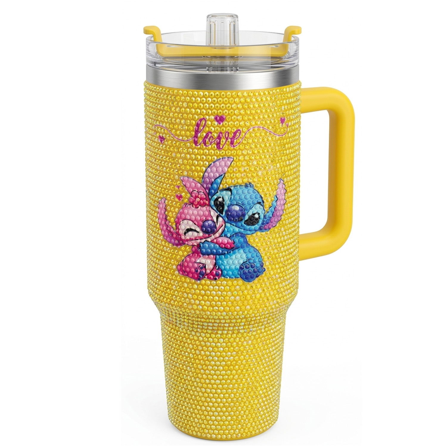 10 Un thermos « bling » en strass STITCH – Image 1