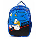 Sac à Dos Sonic Bleu et Noir pour enfant