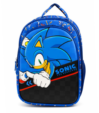 Sac à Dos Sonic Bleu et Noir pour enfant