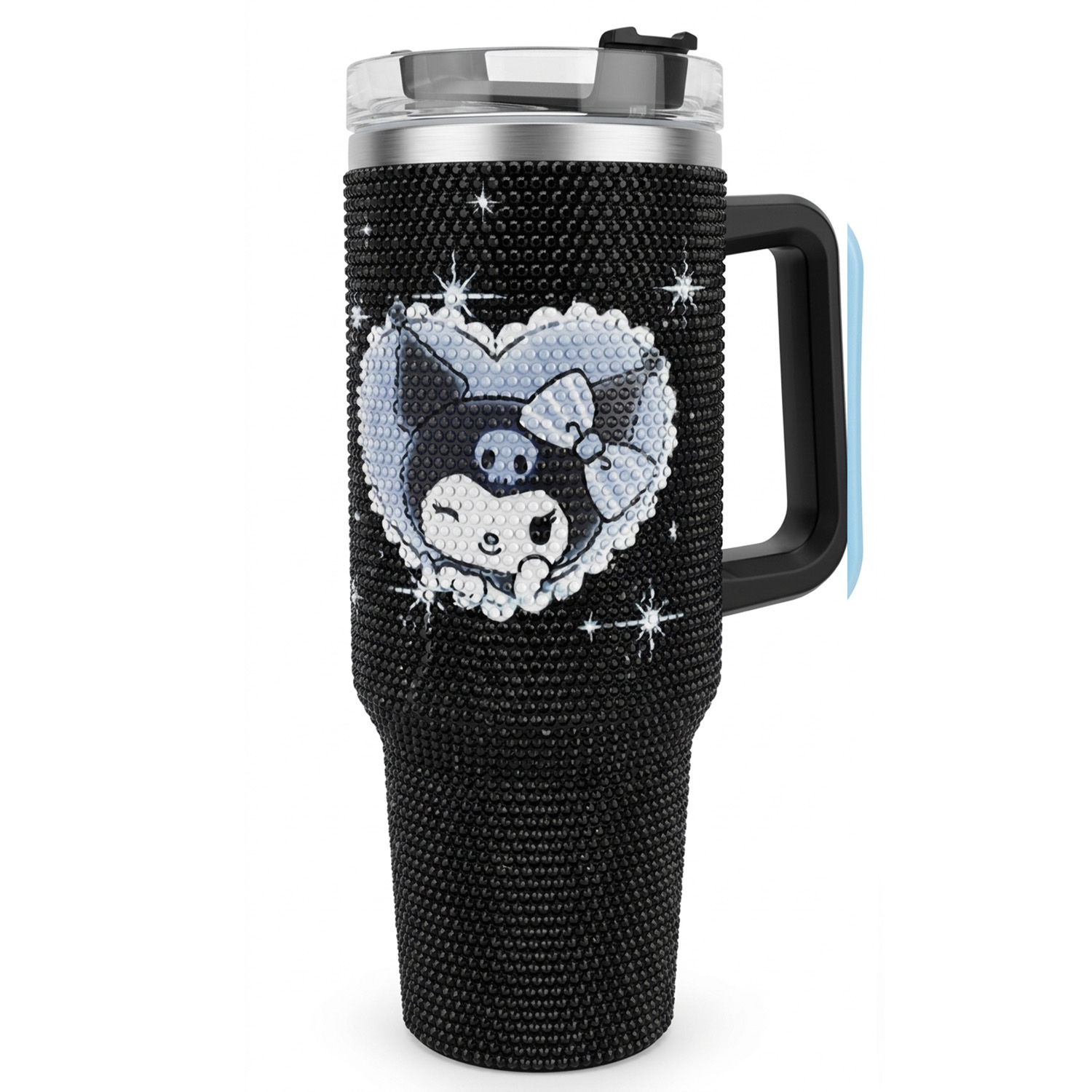 12 Un thermos « bling » en strass KUROMI – Image 1