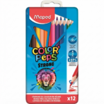 Maped - Crayons de Couleur  Color’Peps Jumbo Strong - Set de 12