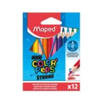 Maped Mini Crayons De CouleurColor'peps Strong - Set De 12