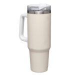 Un thermos « bling » BLANC CASSÉ