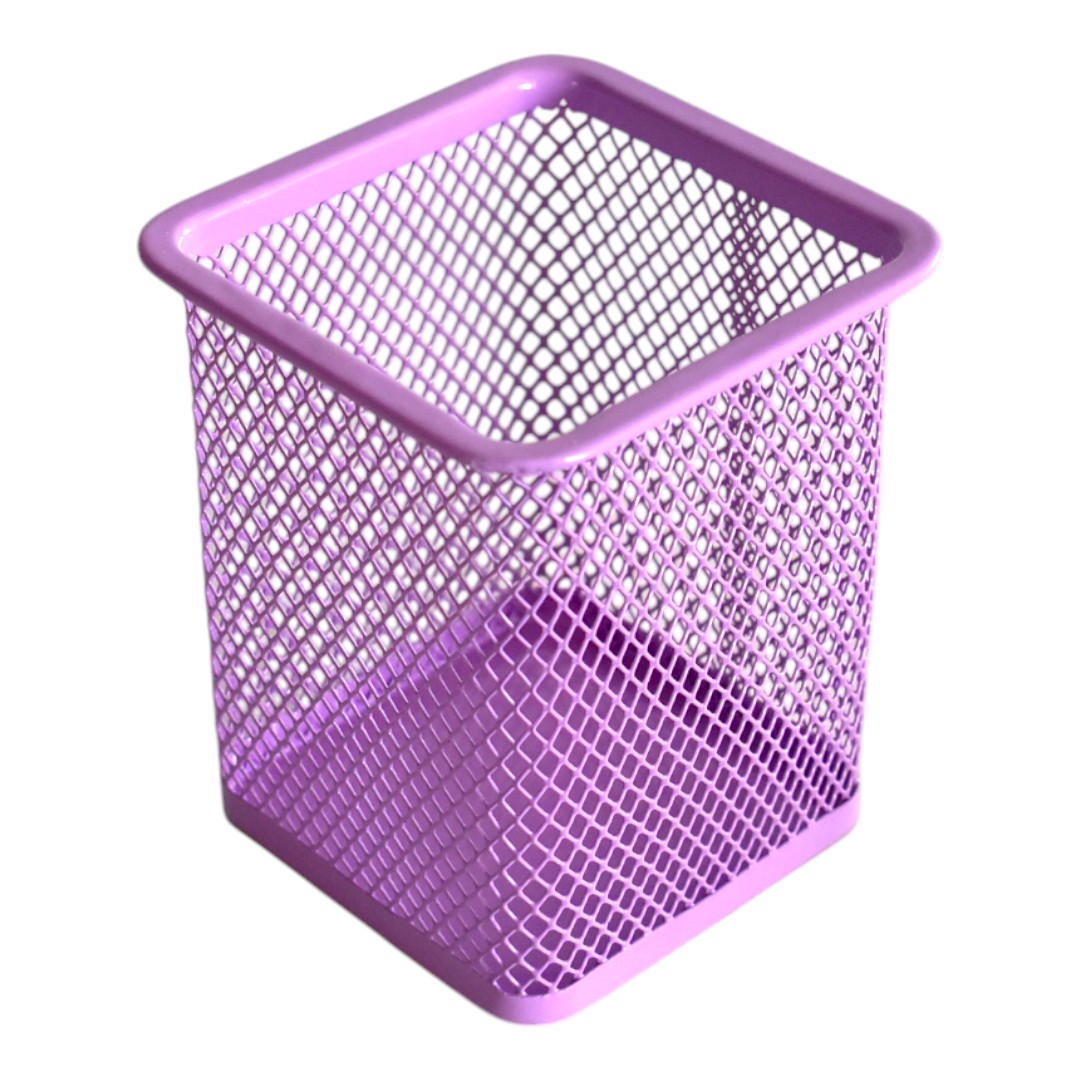 17393639307256 Porte-stylo Metal Carre – Image 1