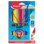 Maped – Crayons de Couleur Color’Peps Strong – Set de 12