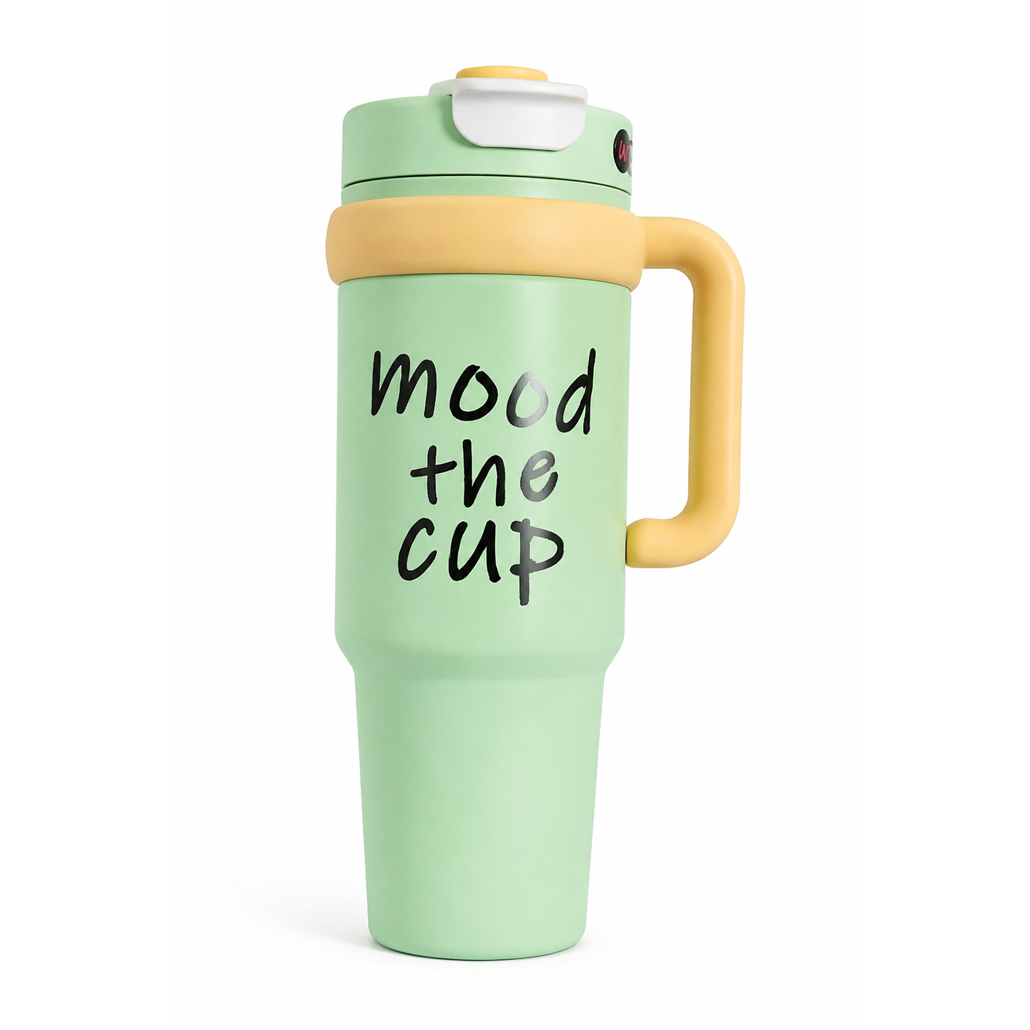 24 UN THERMOS BLING "MOOD THE CUP" VERT – Image 1