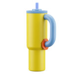 UN THERMOS BLING JAUNE