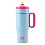 UN THERMOS BLING BLEU