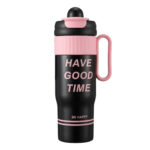 UN THERMOS "HAVE A GOOD TIME" NOIR