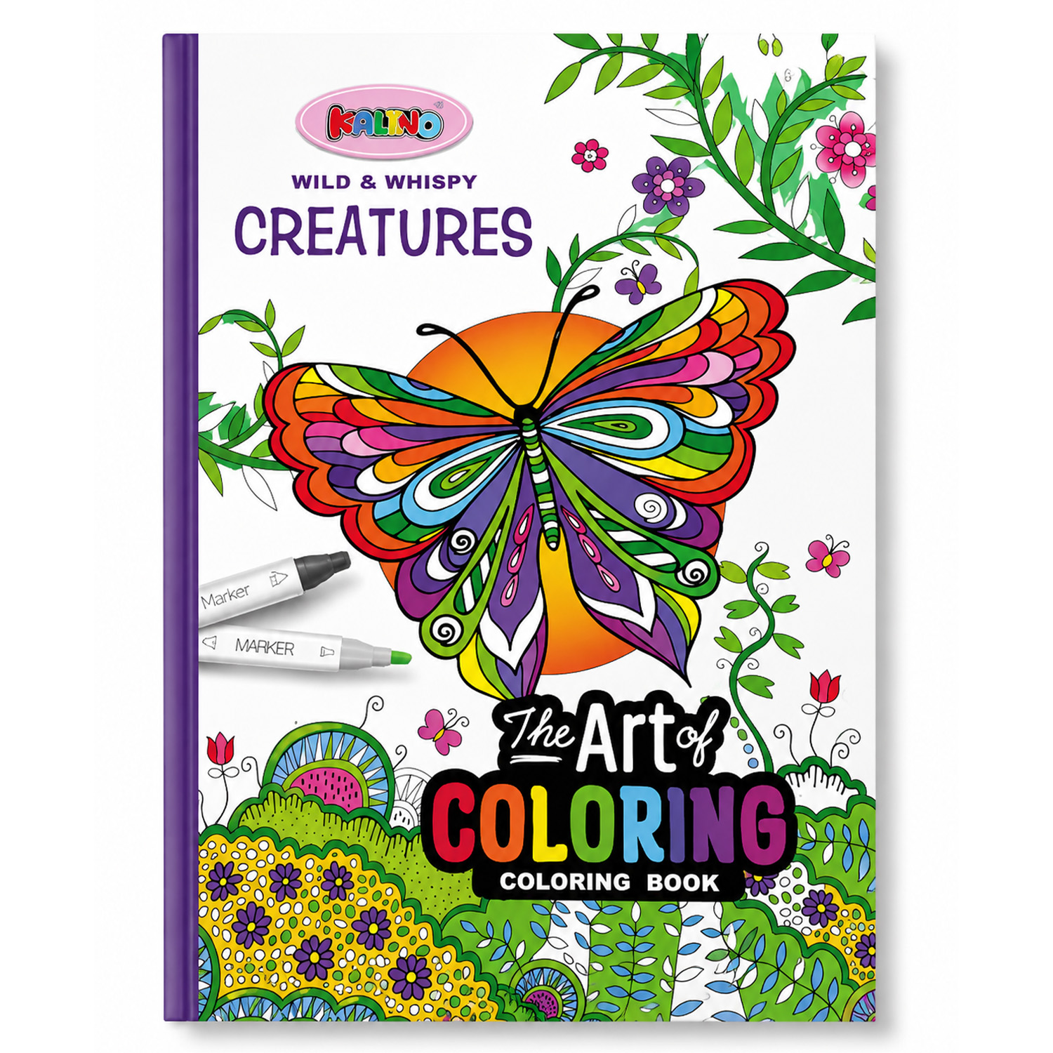 46 Livre Coloriage - Kalino Wild & Whispy Creatures – Image 1