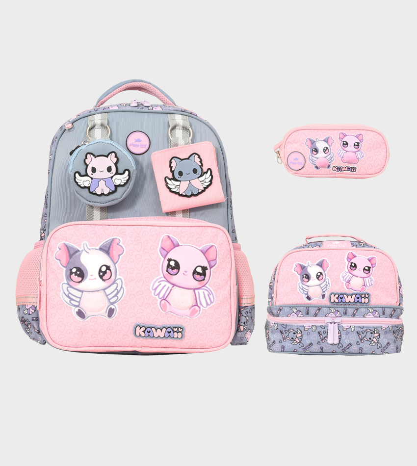 5698 Ensemble Sac à Dos 16",Sac Isotherme, Trousse - GB5698 – Image 1