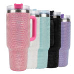 Un thermos « bling » en strass