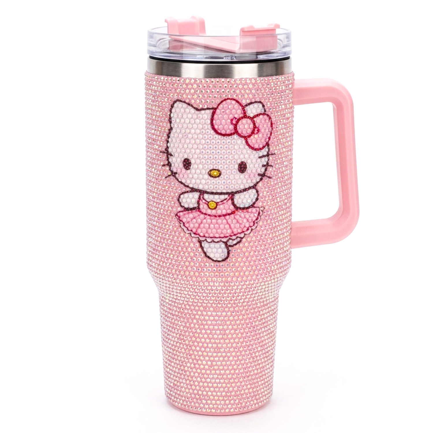 8 Un thermos « bling » en strass Hello kitty – Image 1