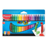 CRAYONS COLOR PEPS WAX MAPED, SET DE 24