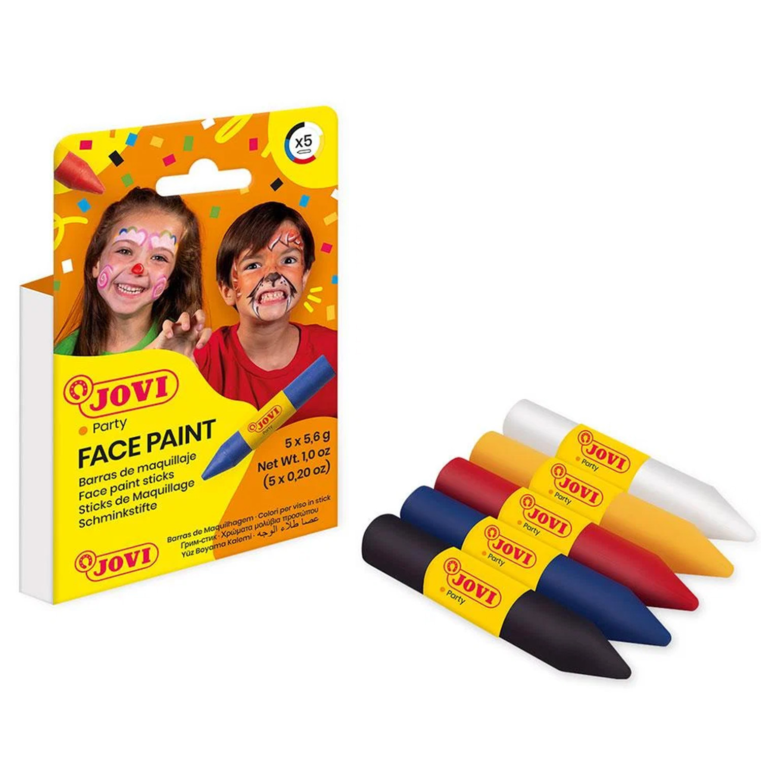 ASASDA14DDDS SET DE 5 STICKS FACE PAINT JOVI – Image 1