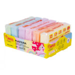 Pâte à Modeler JOVI Plastilina 6 x 50g Couleurs Pastel