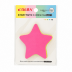 Bloc de Notes Autocollantes Multicolores Forme Etoile – Format 76x76mm