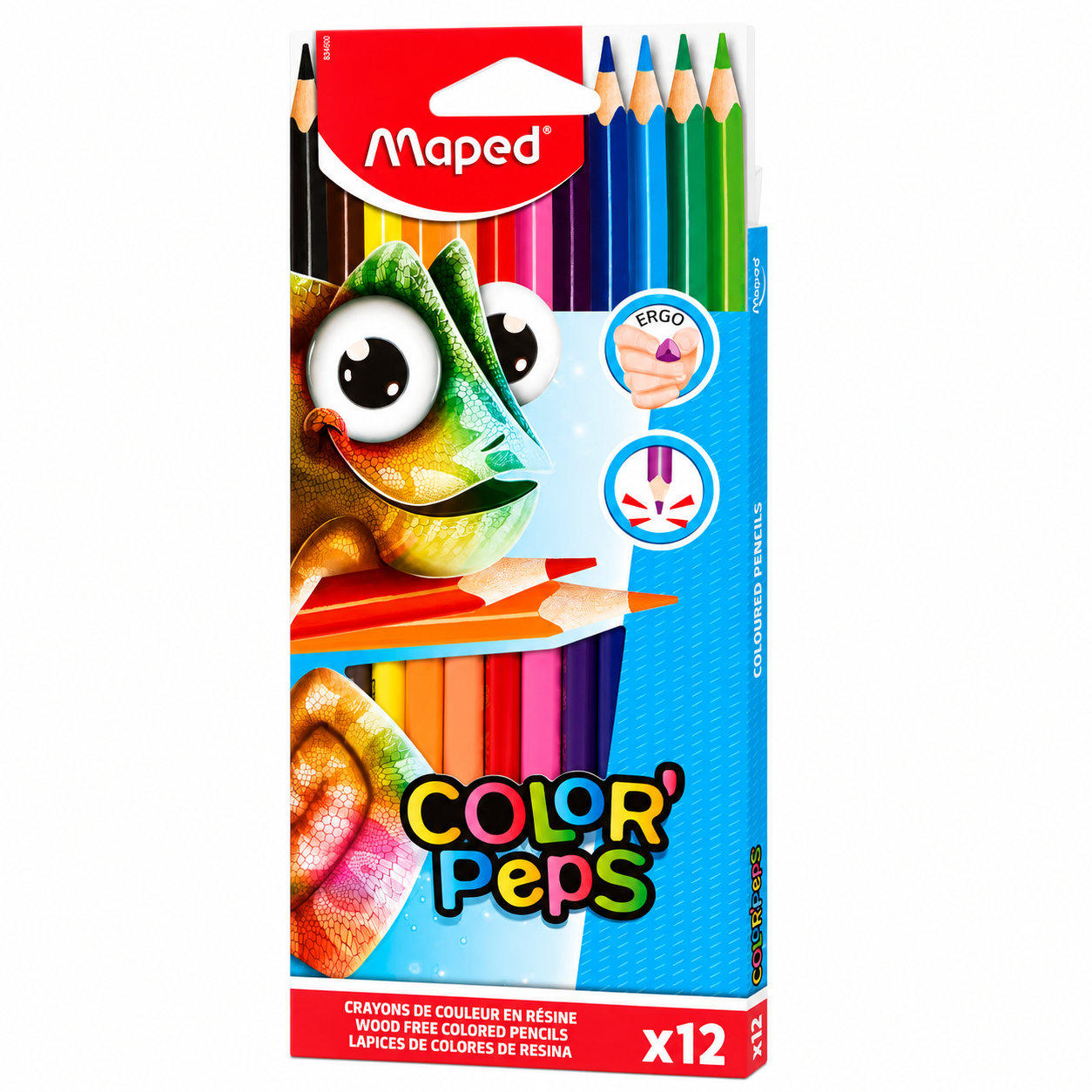 ChatGPT Image 7 août 2026, 15_07_08 Maped Color'Peps Crayons de Couleur Ergo - Set de 12 – Image 1