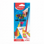 Maped - Crayons Bicolores Color'Peps Duo Colors - Set de 12