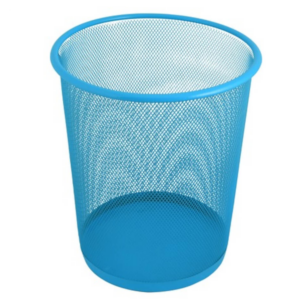 Corbeille à Papier Métal Bleu Ciel
