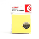 Bloc de Notes Autocollantes Jaune JT-3 – Format 76x76mm (100 Feuilles)