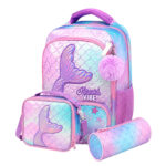Sac à Dos Sirene + Lunchbox et Trousse - JasmineStar