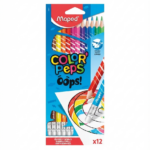 Maped Crayons couleurs color'peps Oops effaçable - Boîte de 24