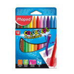 Crayons Plastiques Color'Peps PlastiClean 12pcs - Maped