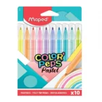 Maped Feutres  Color'peps Pastel - 10 couleurs