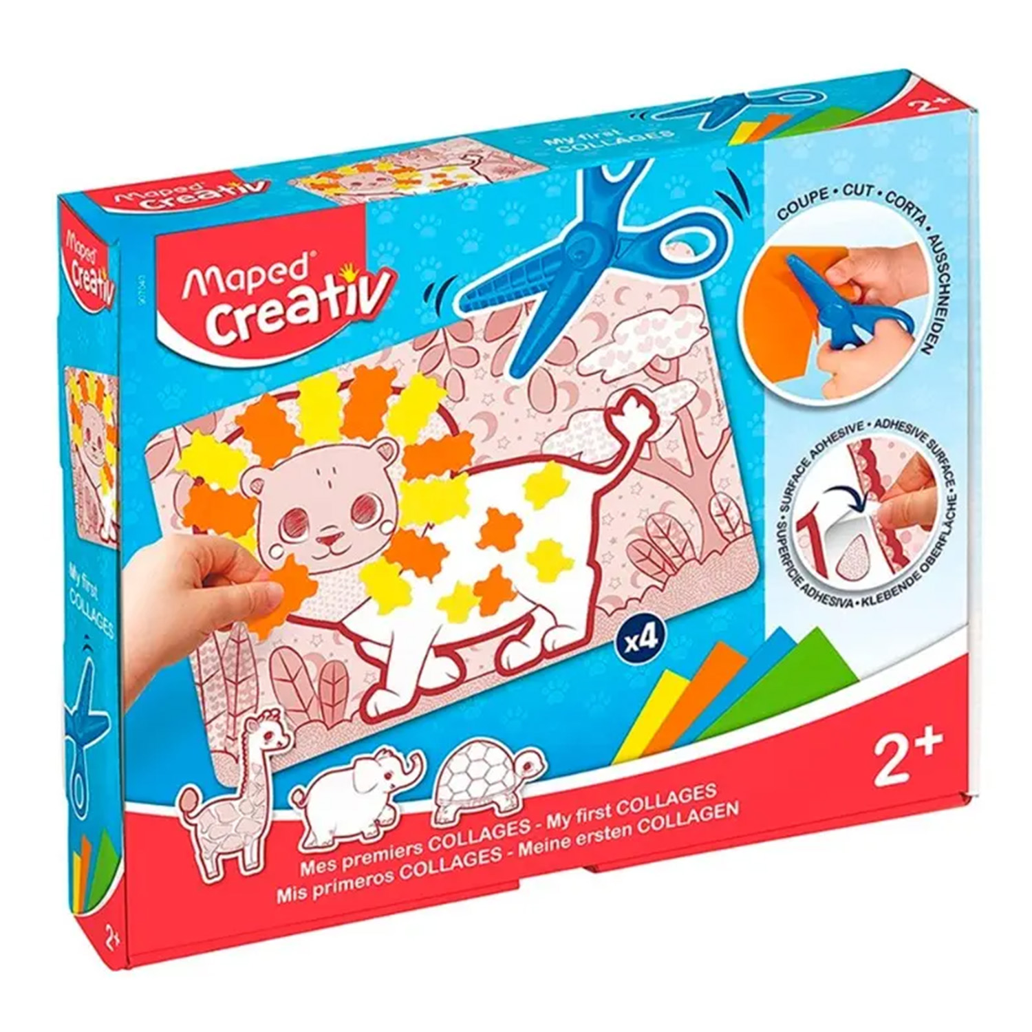 rterefze Mes premiers COLLAGES - Kit de découpage et collage Maped Creativ – Image 1