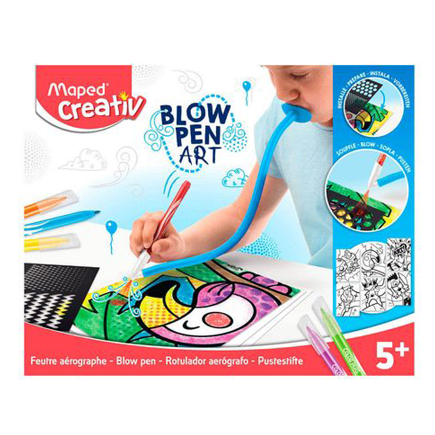 rterefzerr STYLO SOUFFLEUR BT A CARTES CREATIVE - Maped Creativ – Image 1
