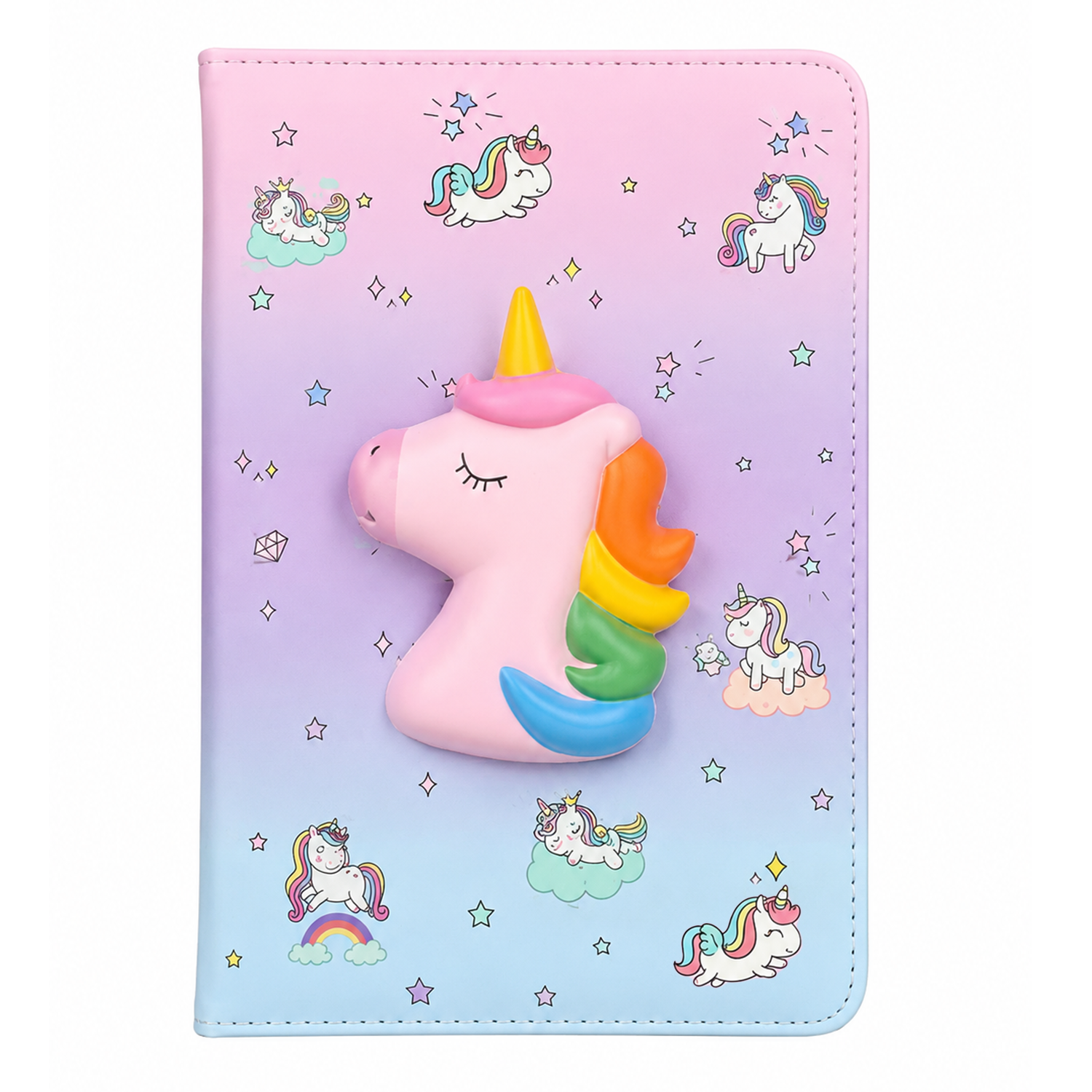 uni corn 2 Bloc-Note Unicorn 3D – Image 1