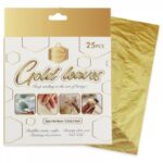 Set de 25 Feuilles d'or - Keep Smiling