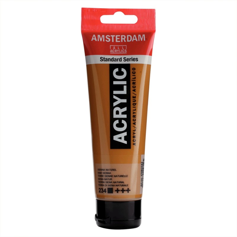 234 Peinture Acrylique en tube - Terre Sienna Naturel - 234 - Amsterdam - 120ml – Image 1