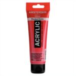 Peinture Acrylique en tube - Rouge Permenant Pourpre - 348 - Amsterdam - 120ml
